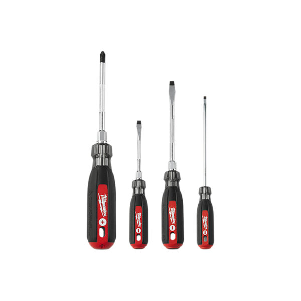 48-22-2884 Milwaukee Cushion Grip Screwdriver Kit - 4 PC