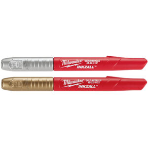 48-22-3123 Milwaukee 2PK Fine Point Silver/Gold INKZALL Markers