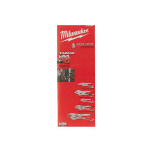 48-22-3695 Milwaukee 5 Pc. TORQUE LOCK LOCKING PLIERS KIT