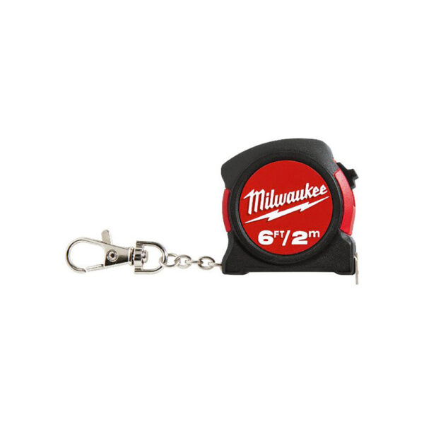 48-22-5506 Milwaukee Milwaukee 6ft / 2m Keychain Tape Measure