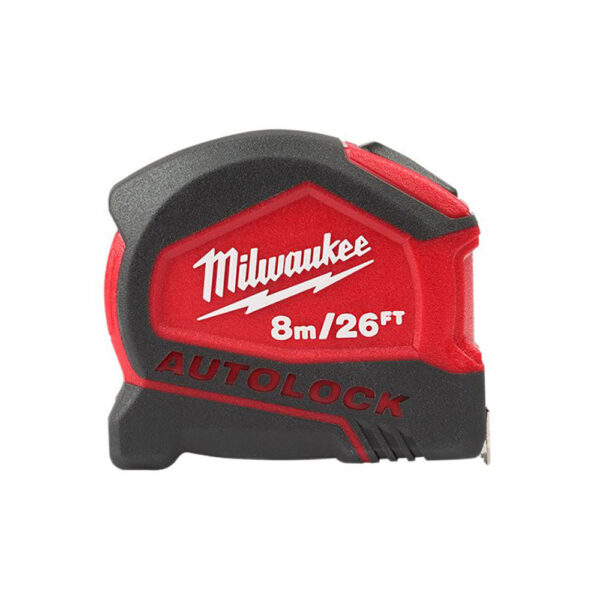 48-22-6826 Milwaukee Compact Auto-Lock Tape Measures 8m/26ft
