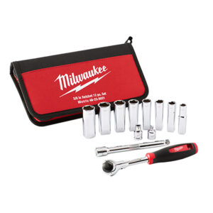 48-22-9001 Milwaukee 3/8'' Drive Metric Socket 12PC Set