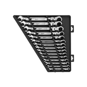 48-22-9513 Milwaukee Metric Flex Head Ratcheting Combination Wrench 15PC Set
