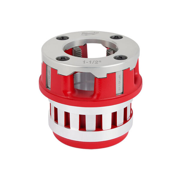48-36-1011 Milwaukee 1-1/2'' High Speed NPT Portable Pipe Threading Forged Aluminum Die Head