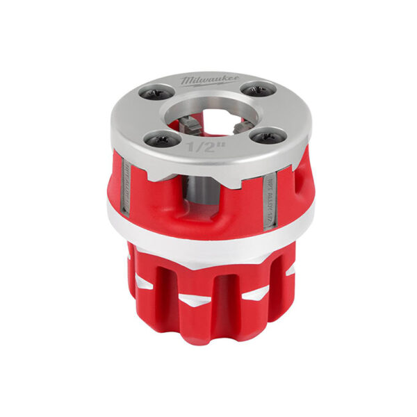 48-36-1307 Milwaukee Compact 1/2'' Alloy NPT Portable Pipe Threading Forged Aluminum Die Head