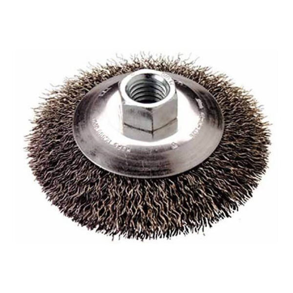 48-52-1335 Milwaukee 4'' Bevel Crimped Brush - Stainless Steel