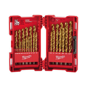 48-89-0012 Milwaukee THUNDERBOLT Titanium Coated Drill Bit 29pc Set