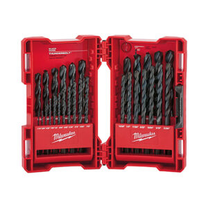 48-89-2802 Milwaukee THUNDERBOLT Black Oxide Drill Bit 29pc Set