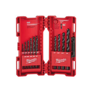 48-89-2803 Milwaukee THUNDERBOLT Black Oxide Drill Bit 15pc Set