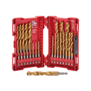 48-89-4861 Milwaukee SHOCKWAVE RED HELIX Titanium Metric 25pc Set