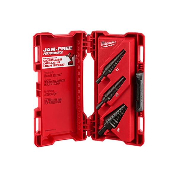 48-89-9221 Milwaukee Step Drill Bit 3PC Set