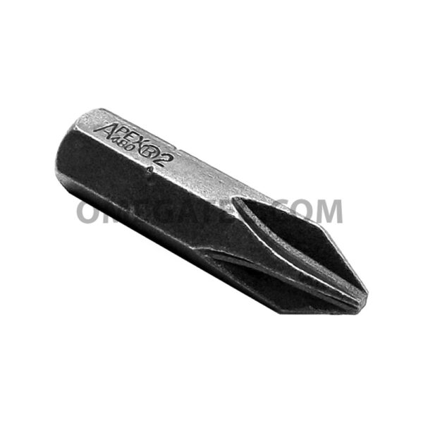 Apex 480-2I #2 Phillips Insert Bits, 5/16'' Hex Drive