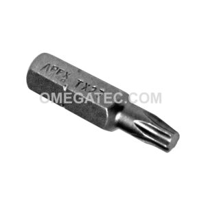 Apex 480-TX-27X T-27 Torx Insert Bits, 5/16'' Hex Drive
