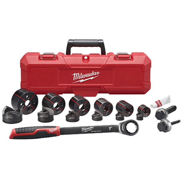 49-16-2694 Milwaukee EXACT 1/2'' to 2'' Hand Ratchet Knockout Set