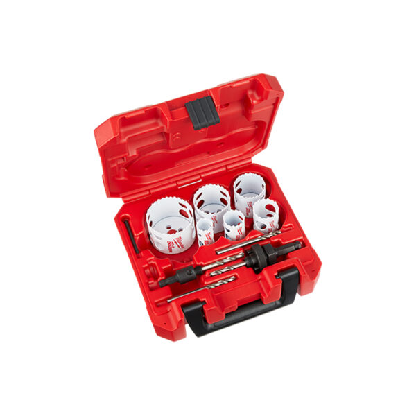 49-22-4095 Milwaukee HOLE DOZER Electricians Hole 10PC Saw Kit