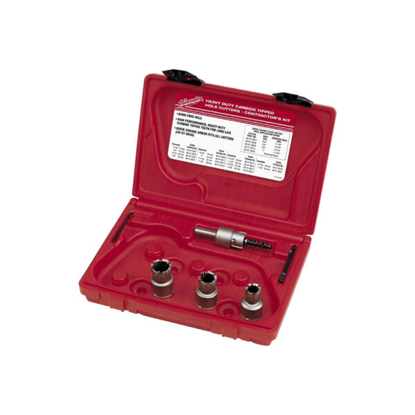 49-22-8200 Milwaukee Carbide Cutter Steel Plate Contractor's 5PC Kit