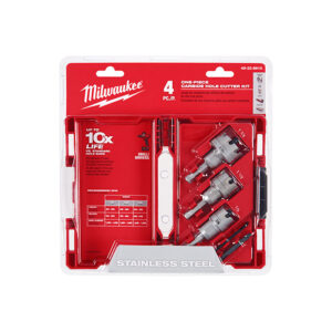 49-22-8610 Milwaukee One-Piece Carbide Hole Cutter 4PC Set
