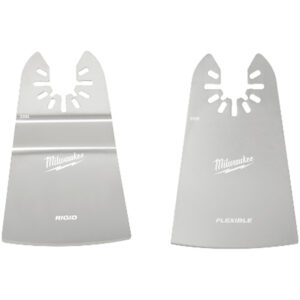 49-25-2202 Milwaukee OPEN-LOK 2'' Rigid & 2'' Flexible Scraper Variety Pack 2PC