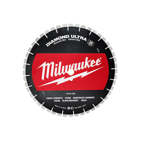 49-93-7535 Milwaukee 12'' Diamond Ultra Segmented Blade