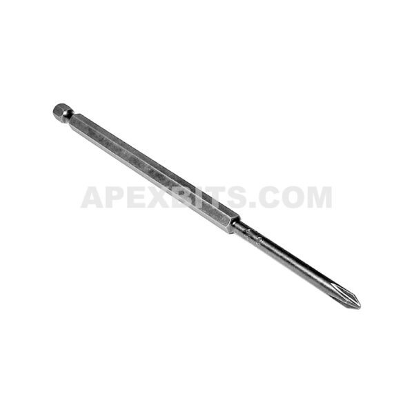 Apex 491-CX #1 Phillips Power Drive Bits, 1/4'' Hex Drive
