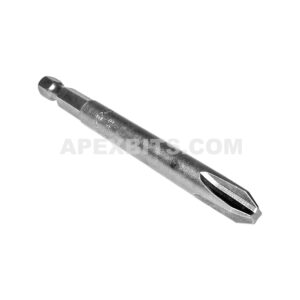 Apex 493-BX #3 Phillips Power Drive Bits, 1/4'' Hex Drive