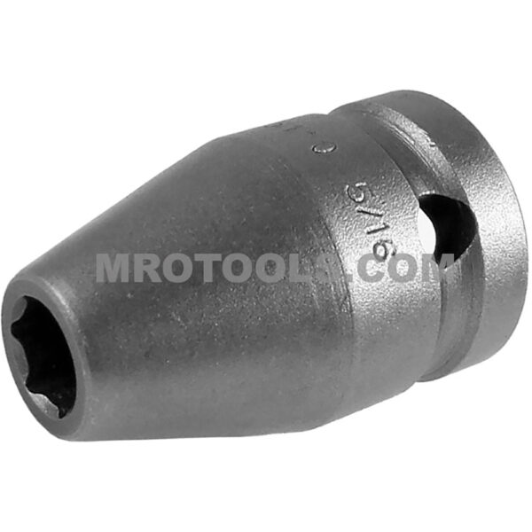 Apex 5110 5/16'' 6-Point Standard Impact Socket, 1/2'' Square Drive