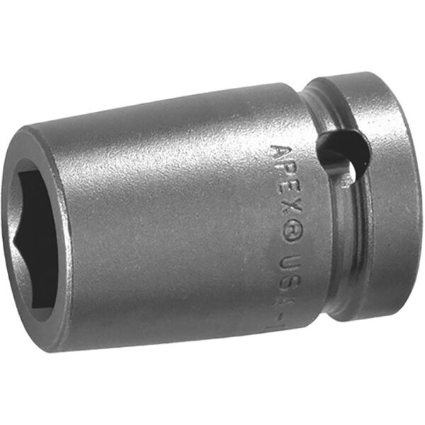 Apex 5128 7/8'' 6-Point Standard Impact Socket, 1/2'' Square Drive