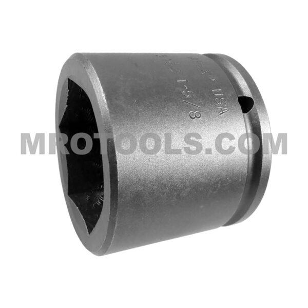 Apex 5152 1-5/8'' 6-Point Standard Impact Socket, 1/2'' Square Drive