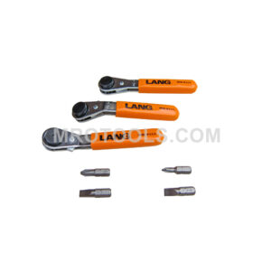 Lang 5278 Ratcheting Screwdriver Bit Wrench 7 Piece Set
