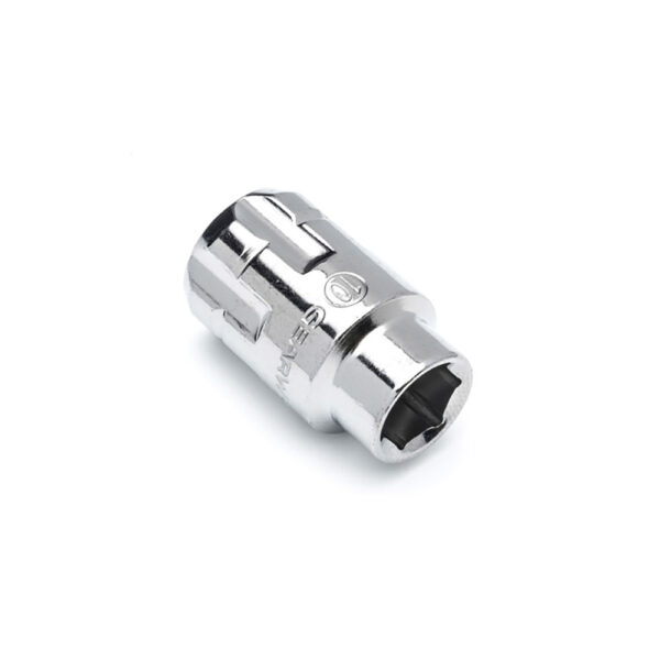 GearWrench 532100GR 3/8'' Drive Pass-Thru 6 Point Standard Metric Socket 10mm
