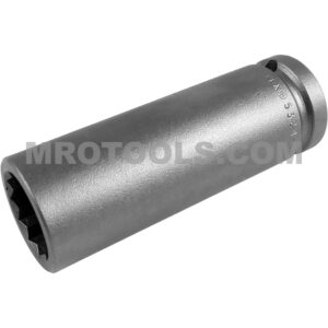Apex 5324-D 3/4'' 12-Point Extra Long Impact Socket, 1/2'' Square Drive
