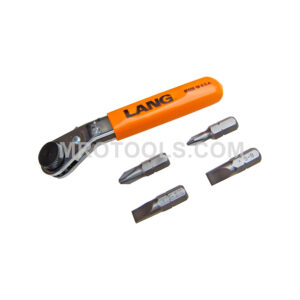 Lang 5345 Reverse Offset Ratcheting Screwdriver Bit Wrench 5 Piece Set