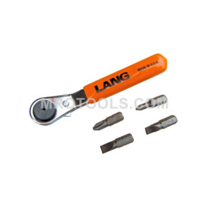 Lang 5370 Offset Ratcheting Screwdriver Bit Wrench 5 Piece Set