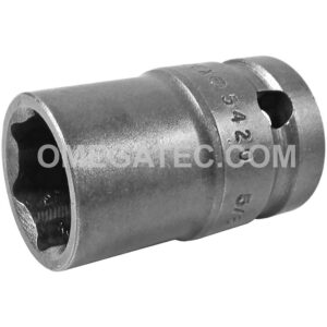 Apex 5420 5/8'' 6-Point Standard Impact Socket, Thin Wall, 1/2'' Square Drive
