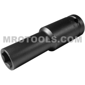 Apex 5516 1/2'' 6-Point Extra Long Impact Socket, Thin Wall, 1/2'' Square Drive