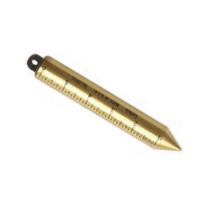 Lufkin 590GMEN 20oz Inage Solid Brass Cylindrical SAE/Metric Oil Gauging Plumb Bob