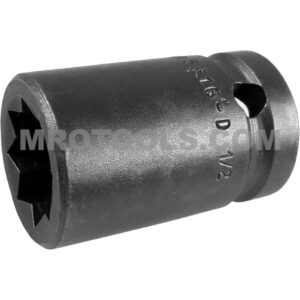 Apex 5916-D 1/2'' 8-Point Standard Impact Socket, Thin Wall, For Double Square Nuts, 1/2'' Square Drive
