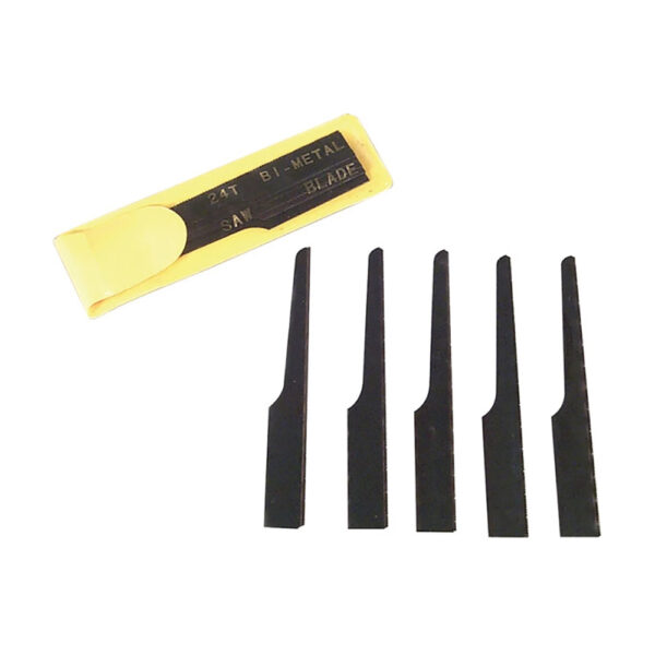 5SAW Astro Pneumatic Air Saw Blades for Astro Pneumatic 129TW - 24 Teeth per Inch - 5PC Set