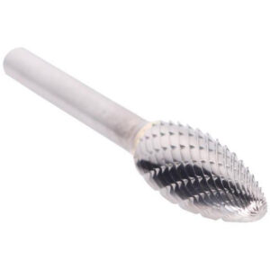 6'' Overall Flame Double Cut Solid Carbide Burs