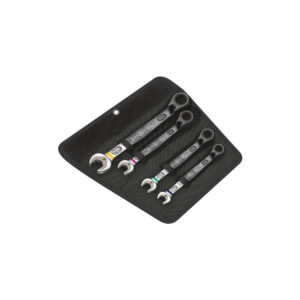 Wera 05020092001 6001 Joker Switch 4 Piece Set of Imperial Ratcheting Combination Wrenches