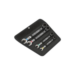 Wera 05020090001 6001 Joker Switch 4 Piece Set of Ratcheting Combination Wrenches