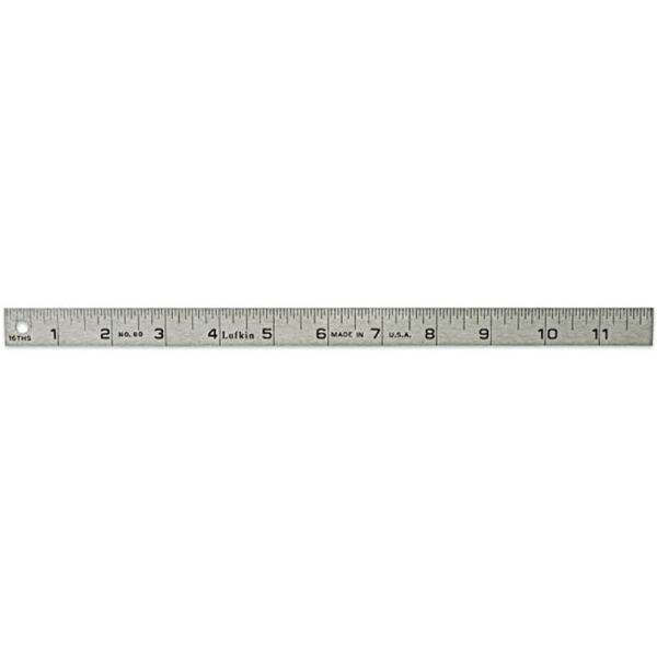 Lufkin 6012INN 3/4'' x 12'' Steel School and Shop Rule