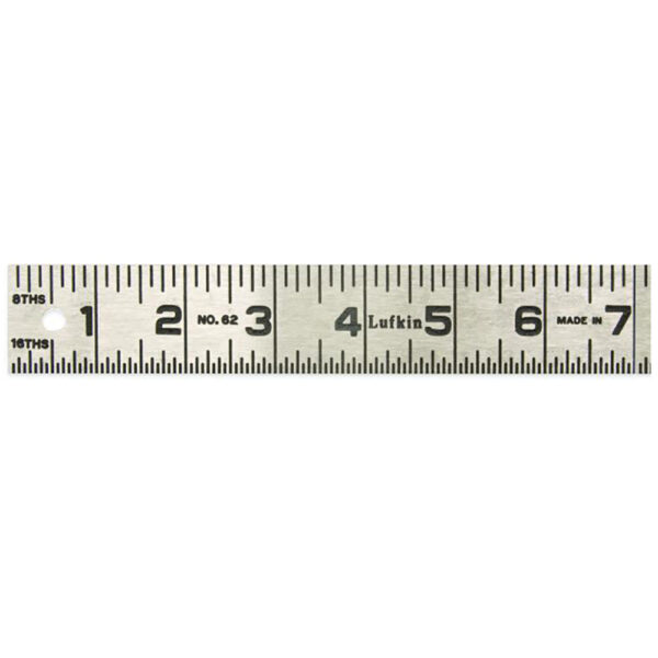 Lufkin 623FTN 1-1/4'' x 3' Steel Rule