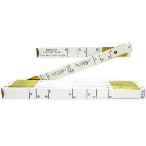 Lufkin 646LN 5/8'' x 6' Red End Masonry Wood Rule