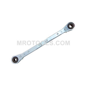 Lang 6665 Flat Ratcheting Box Wrench, 12 Point, Extra Long, Metric