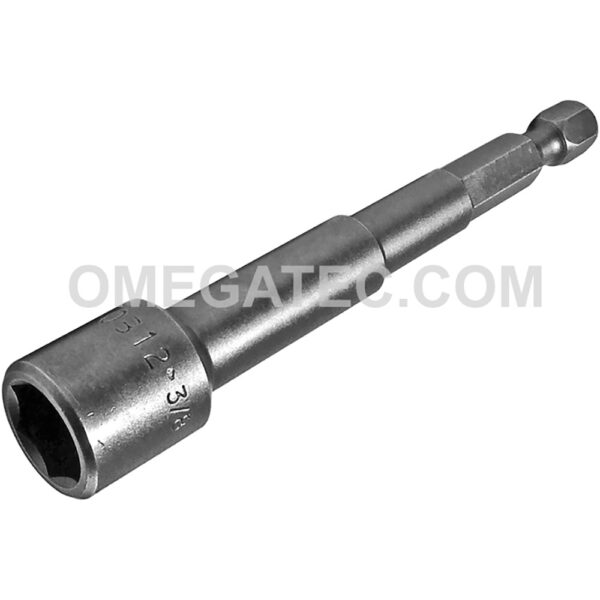 Apex 6B-0812 3/8'' 6-Point Nutsetter, Bolt Clearance, 1/4'' Power Drive