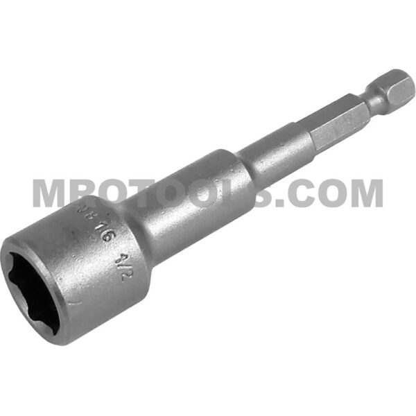 Apex 6B-0816 1/2'' 6-Point Nutsetter, Bolt Clearance, 1/4'' Power Drive