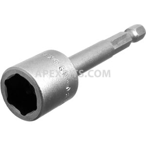 Apex 6N-0816-3 1/2'' 6-Point Nutsetter, 1/4'' Power Drive
