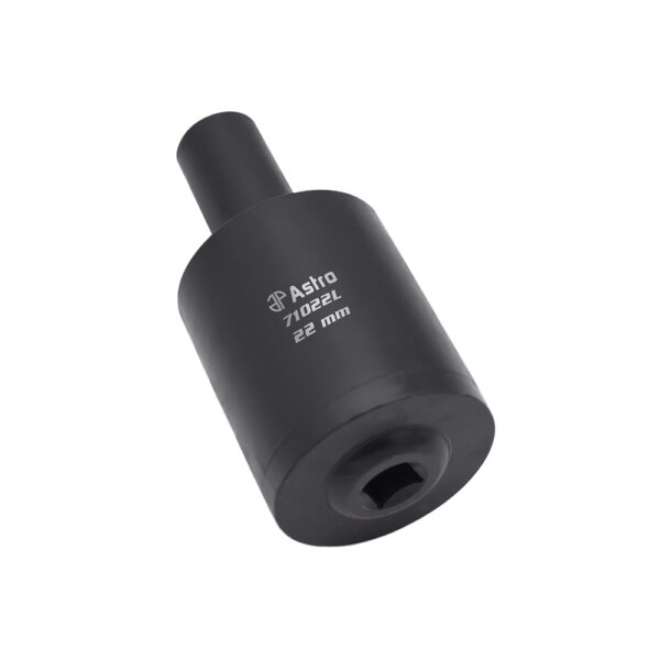 71022L Astro Pneumatic 22mm (7/8'') Lug Nut Drum Socket  Impact Torque Multiplying Thin Wall Socket