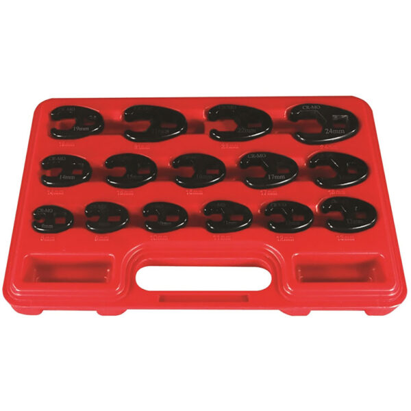7115 Astro Pneumatic Professional Metric Crowfoot 15PC Set
